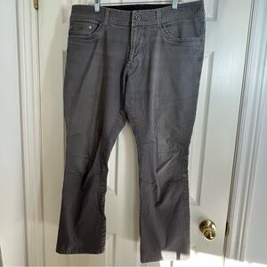 Kuhl Men's Charcoal Bootcut Kanvus Jeans Size 38x30